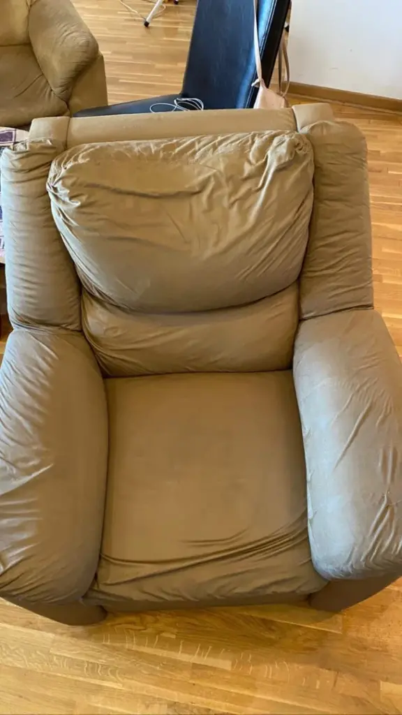 Kozna fotelja dubinsko pranje posle