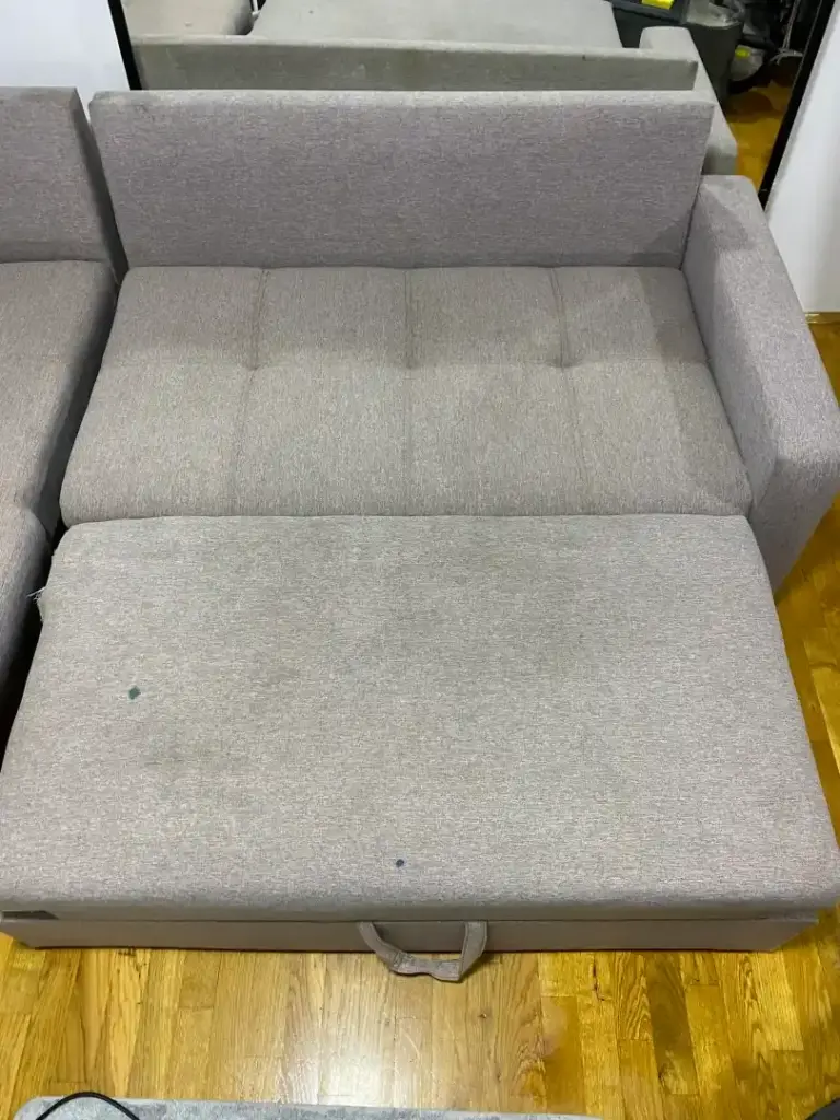 Sivi krevet dubinsko ciscenje posle